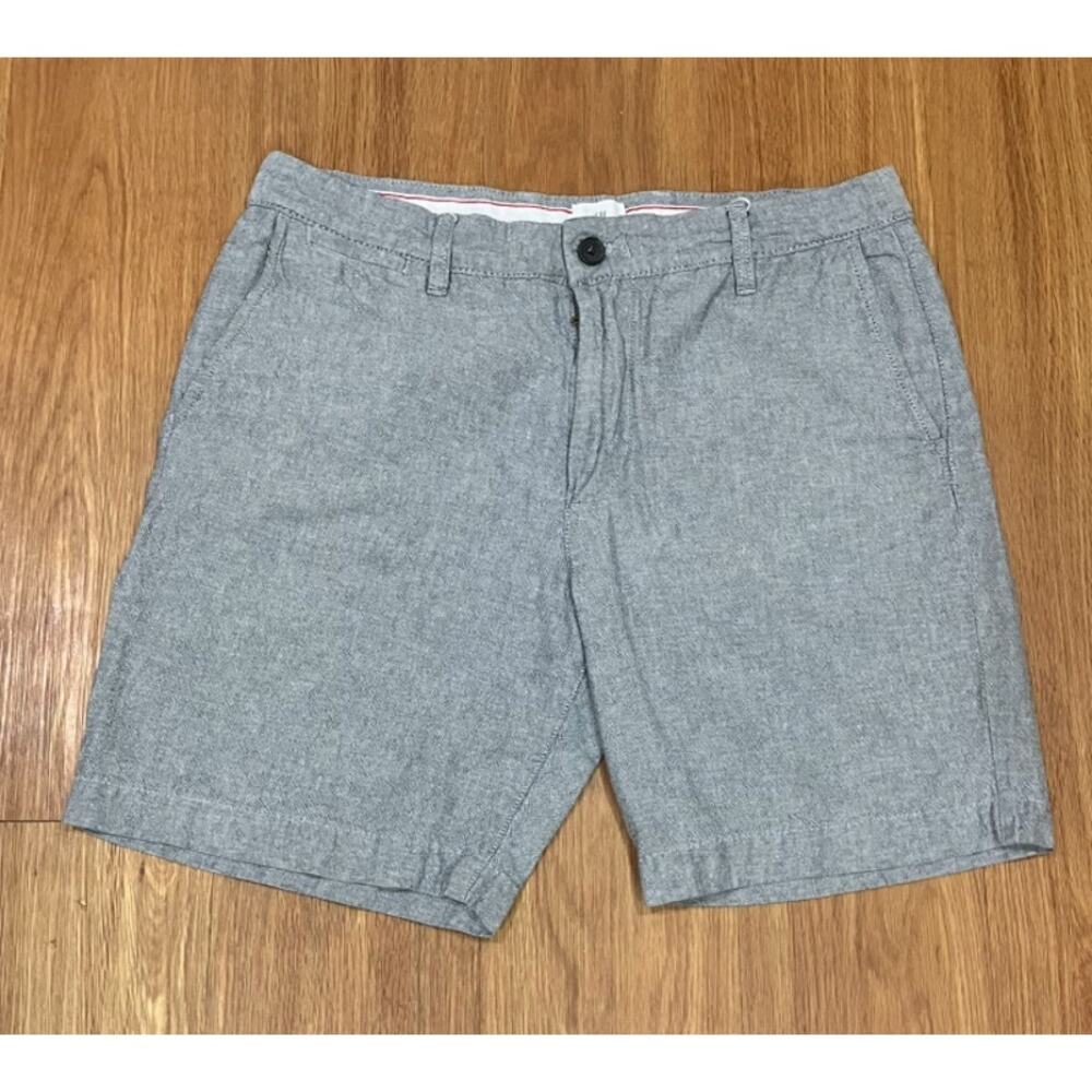 H&M Men Chino Shorts Cotton Gray Size 33